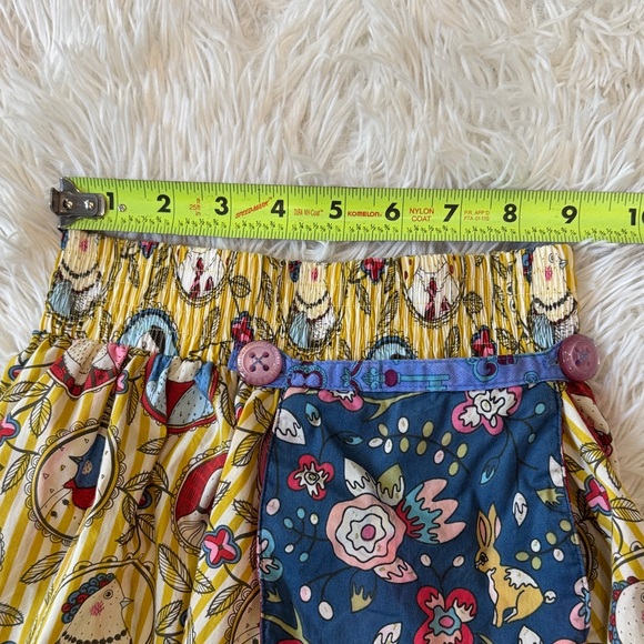 Matilda Jane Floral Yellow and Burgundy Skirt only - Picture 8 of 9